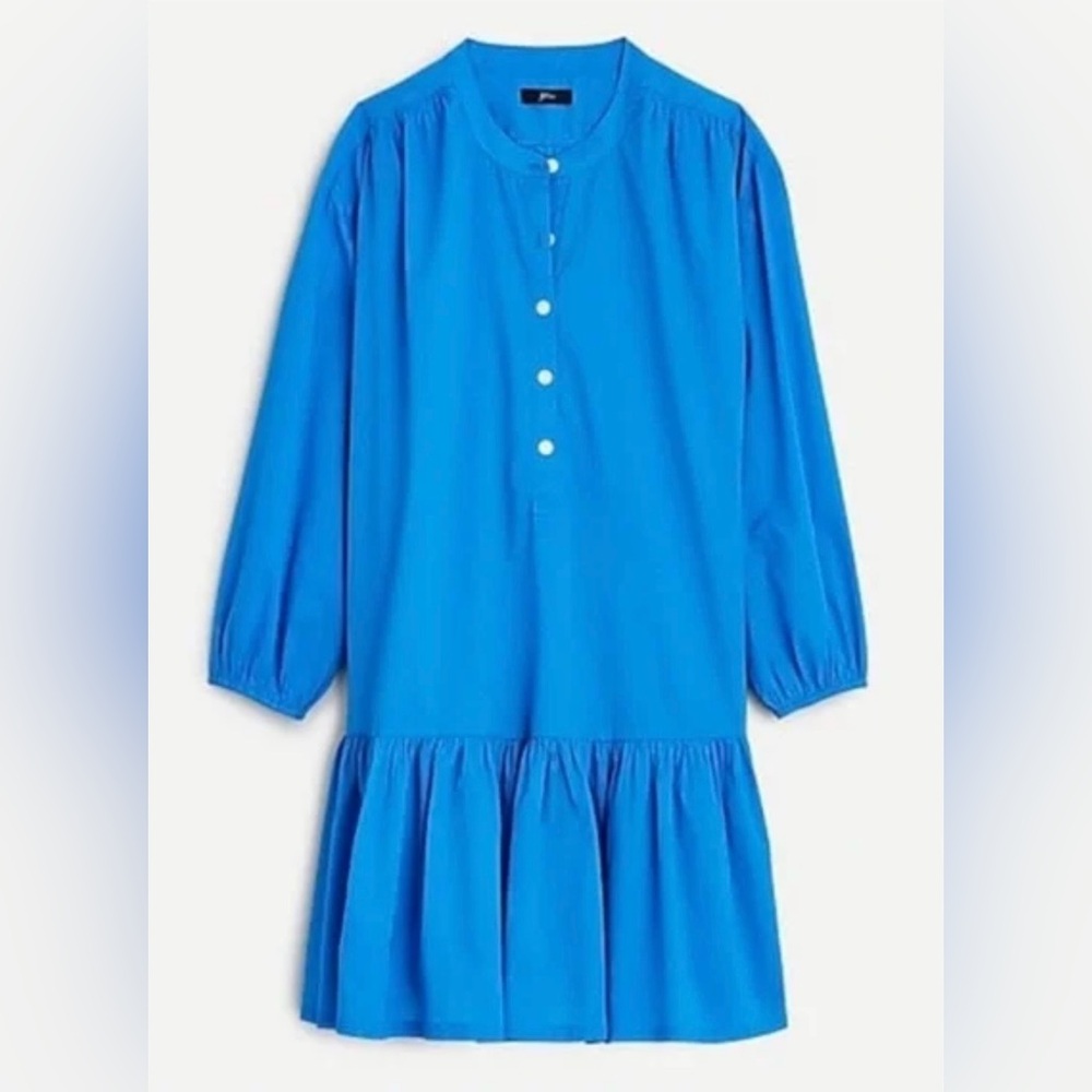Turquoise J. Crew Swingy Cover Up Dress Size Small XS